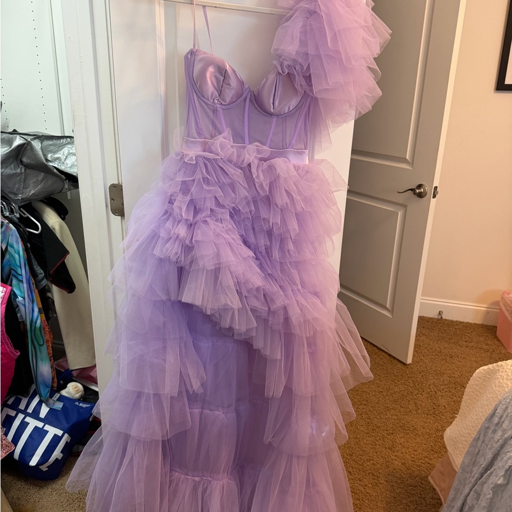 Lavender Ruffled KikiRiki Dress - Picture 3 of 6